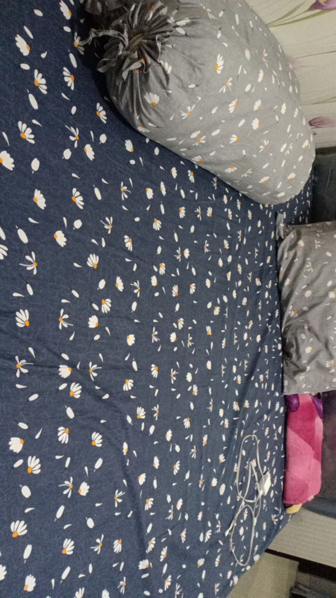Set Sprei Katun Jepang Import Mootif Daun Kode 1618