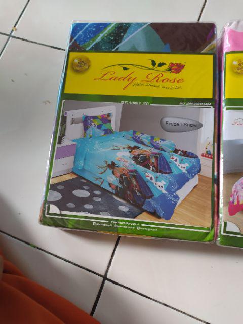 Sprei Lady Rose Single Uk 100x200 Frozen Snow