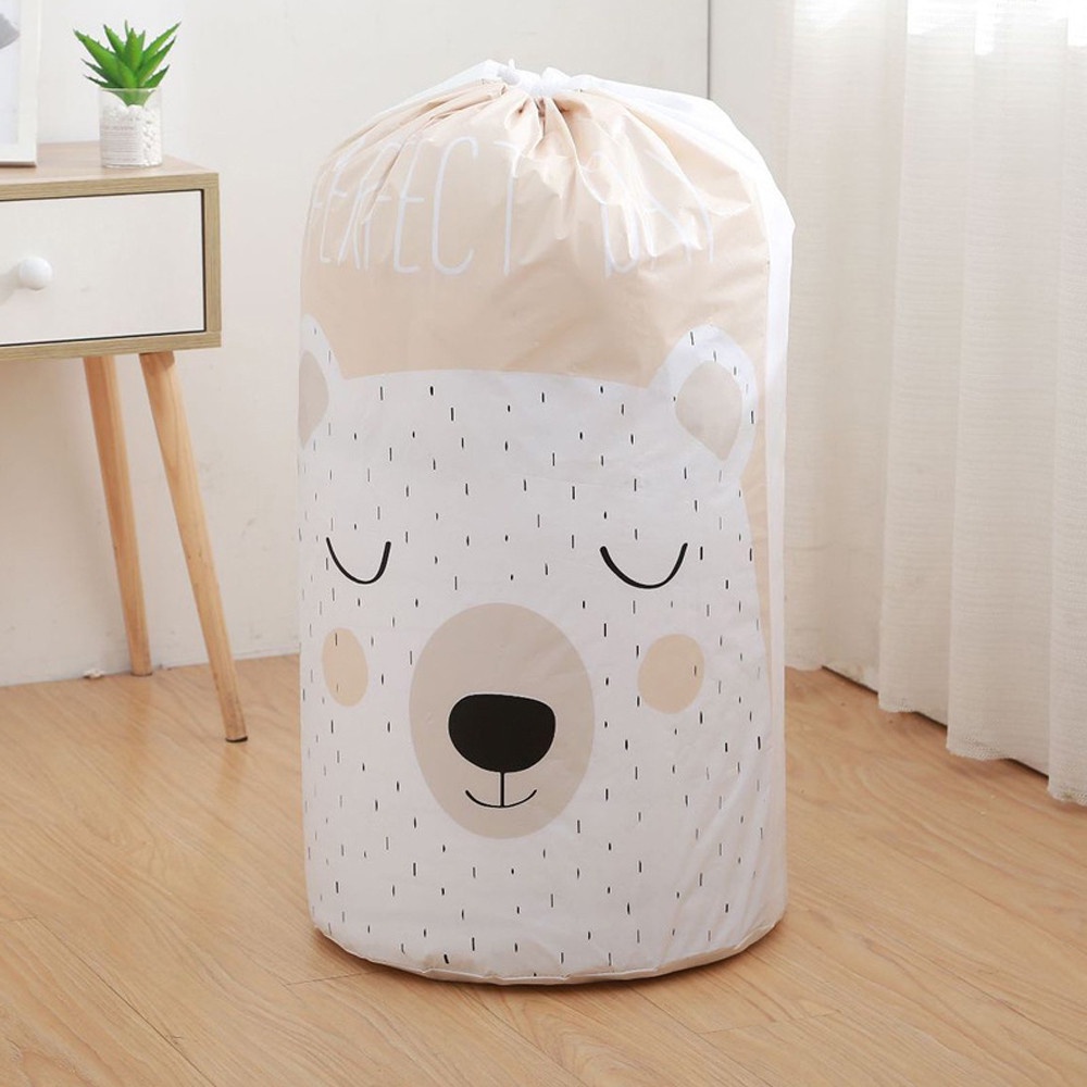 AsyPets HC Keranjang Baju Kotor Lipat Pakaian Cucian Laundry Bag Tutup Serut Storage Bag Bed Cover Pouch Tempat Penyimpanan Selimut Serbaguna Bag Ukuran Besar Tas Laundry Pakaian Murah Import GS8