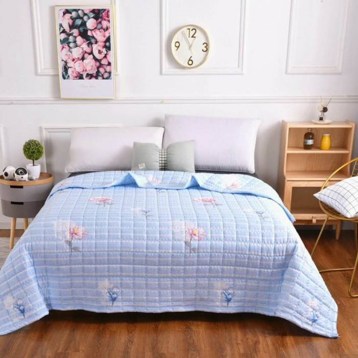 Selimut Dewasa selimut katun//bedcover tipis//lembut//selimut jepang//180×200 - G(X3M8) Selimut Dewa
