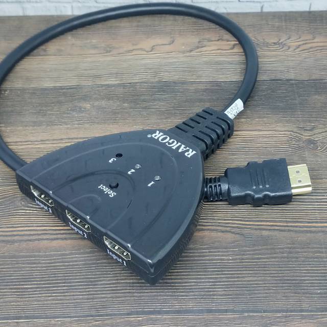 kabel splitter hdmi 4K * 2K 3 In 1 Out Hub 3D Mini 3 Port HDMI Switch 1.4b 4K