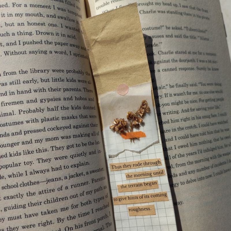 Handmade Bookmark (Pembatas Buku) Aesthetic Vintage Set