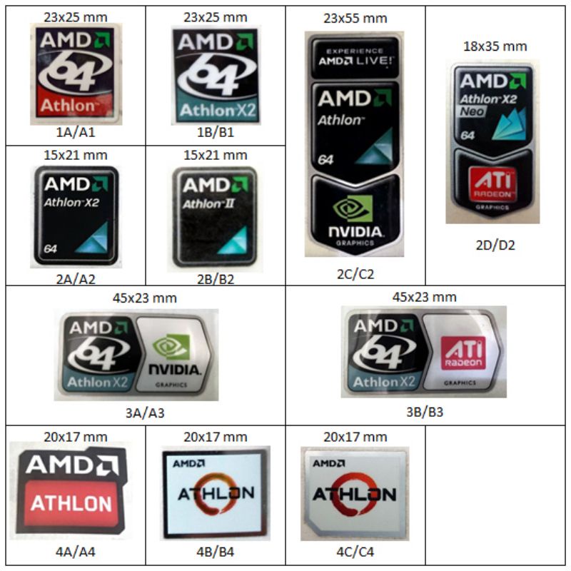 Sticker AMD Athlon Original