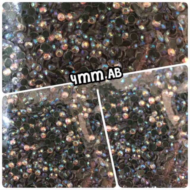 Best Seller Motek Gosok 4mm Diamond Putih Pelangi 5MYDXJHdJJL7j