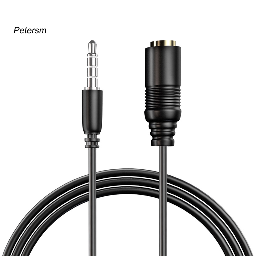 (Pt) Kabel Extension Audio Headphone Portable Panjang 0.75m Dengan Jack 3.5mm