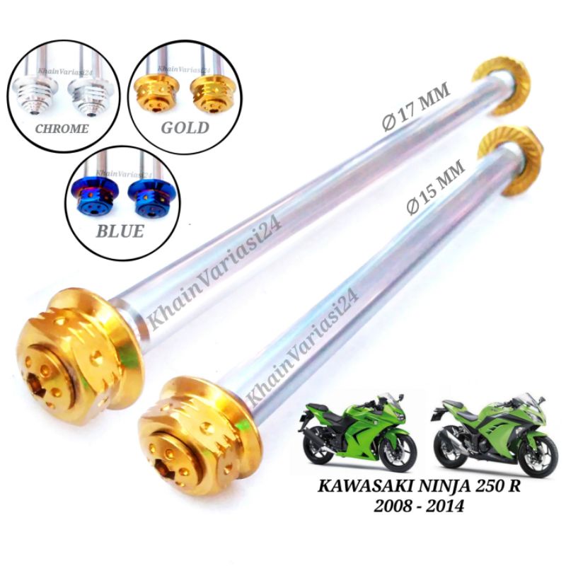Probolt As roda depan belakang NINJA 250 R 2008-2014