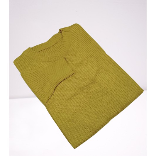 PREMIUM BOXY XL - XXL || SWEATER RAJUT TERBARU KOREA-Mustard