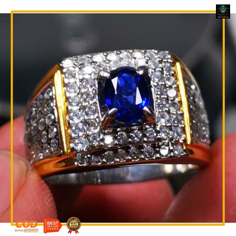 VIVID ROYAL BLUE SAPPHIRE SRILANKA CEYLON CLEAN SERTI