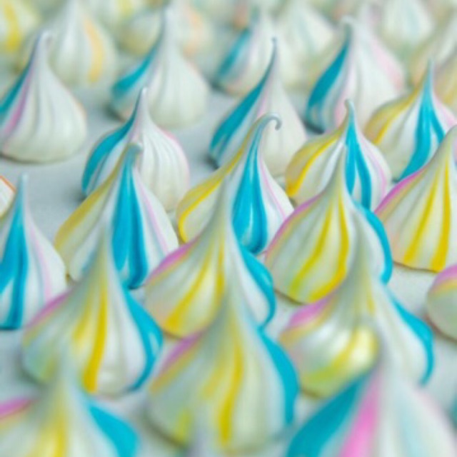 Meringue Cookies Kue Busa Prancis Toples Kecil