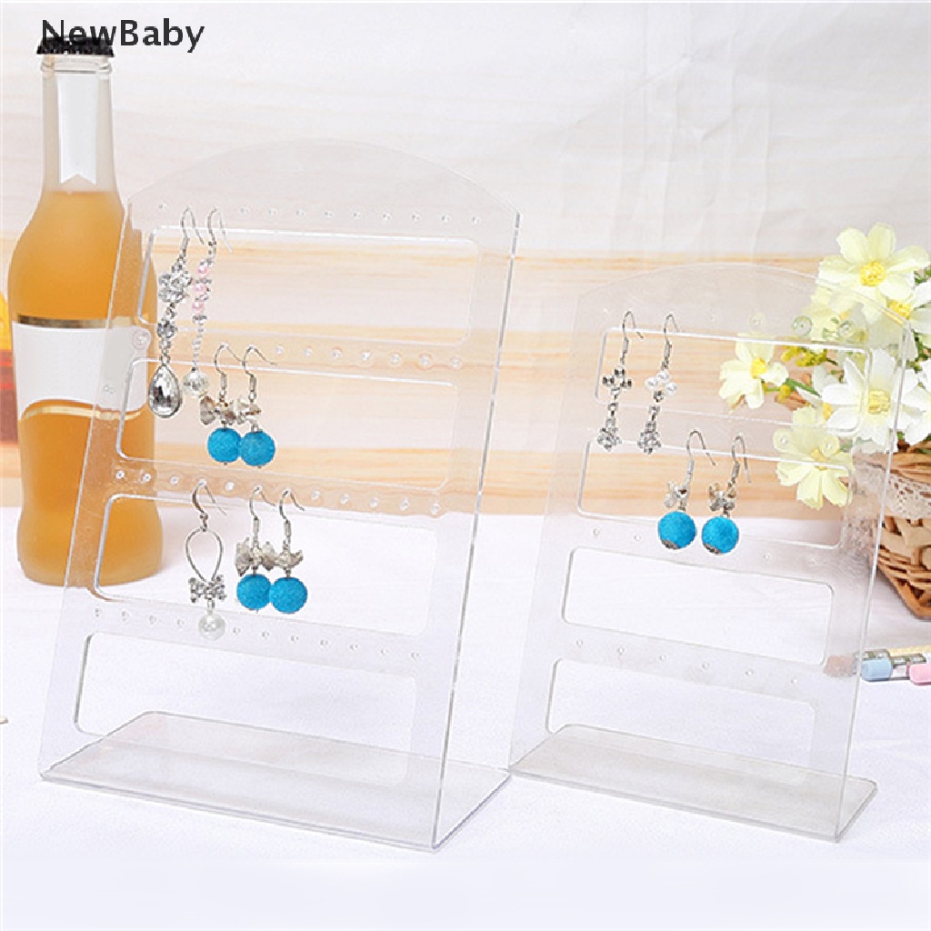 NewBaby Fashion Jewelry Display Holder L Style Organizer Earrings Display Stand Tool ID