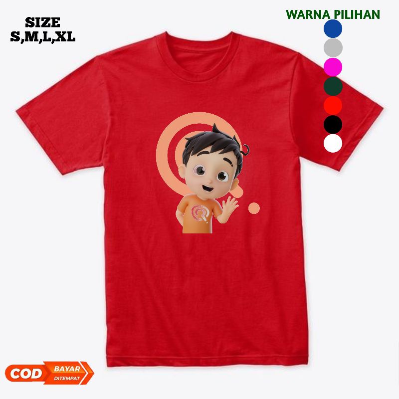 Baju Tshirt Kaos Anak Riko The Series/baju anak laki laki riko -s,m,l,xl