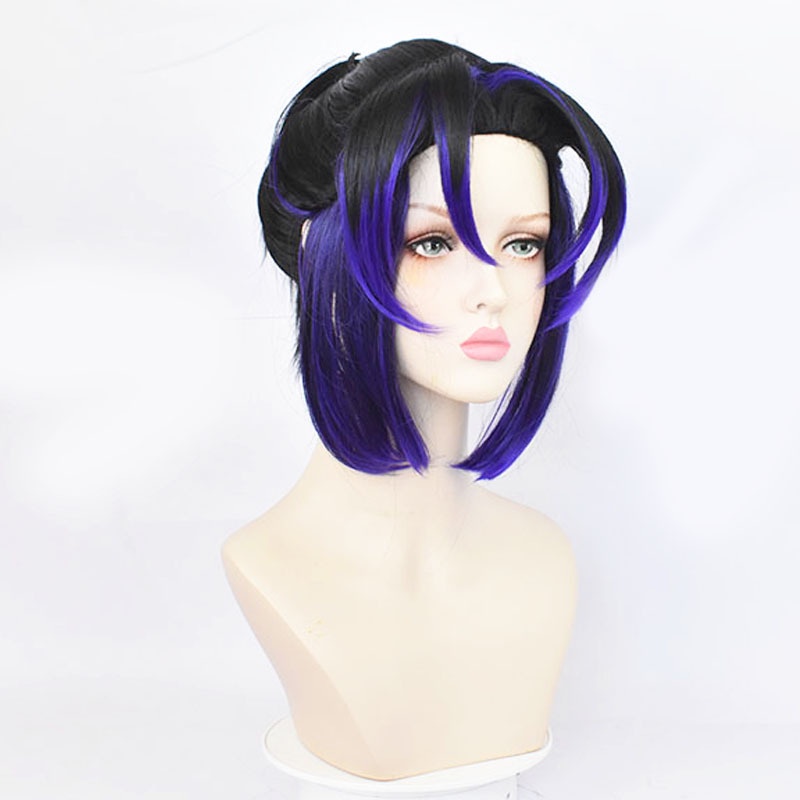 LOL-68 wig kanao kochou shinobu kimetsu no yaiba rambut palsu cosplay  demon slayer