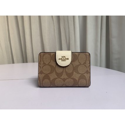coach 39127 womens medium and long wallet pvc with cowhide size 13593 shopee indonesia on women's mid size wallet