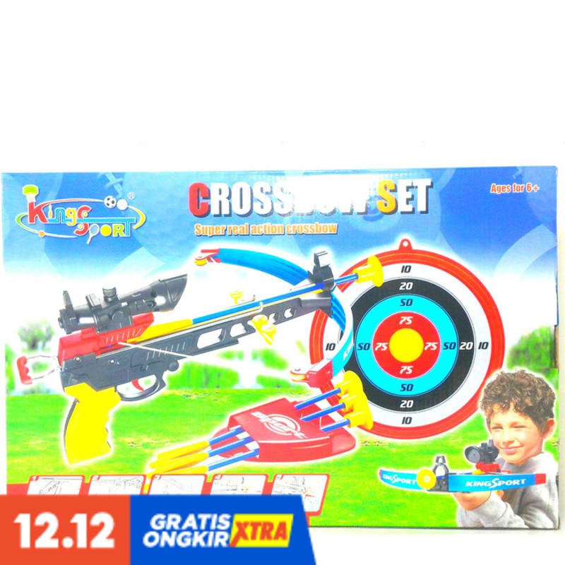 SUPER PROMO CROSSBOW SET - MAINAN PANAH-PANAHAN TERMURAH