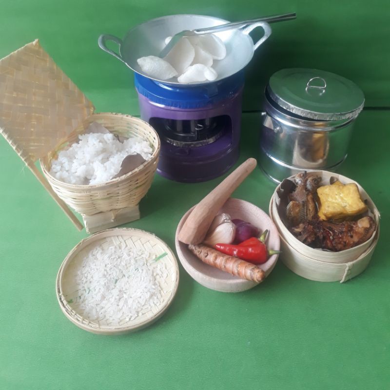 Set Mainan Masak Masakan Anak Paket Dapur Nenek