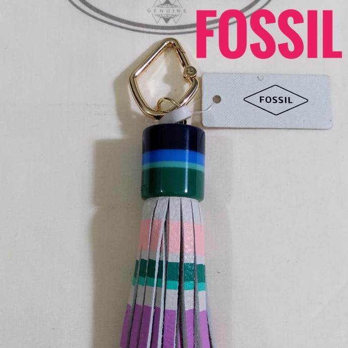 ACC TAS WANITA Gantungan kunci CAP TASSEL KEYFOB Vanilla FOSSIL Orig