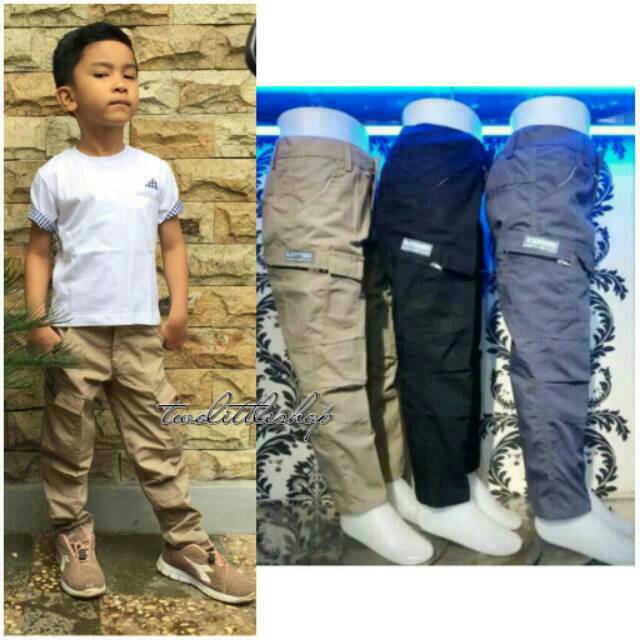 Celana cargo anak