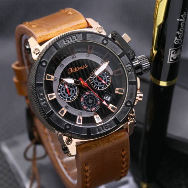 Jam Tangan Pria Tetonis Original New Garansi 1 Tahun