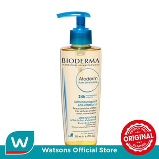 Bioderma Atoderm Huile De Douche 200ml Cleansing Moisturizing Set Shopee Indonesia