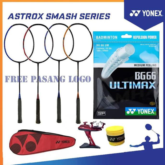 [[BISA COD]] PAKET PROMO YONEX ASTROX SMASH RAKET BADMINTON ORIGINAL PROMO SPECIAL Kode 1229