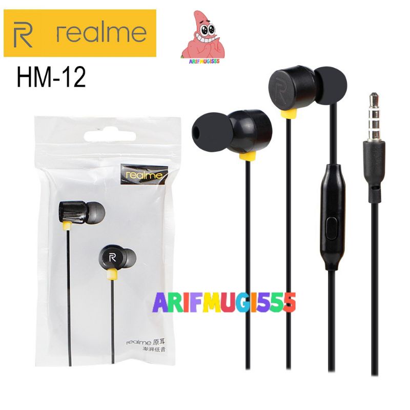 Headset Handsfree Realme HM-12 Power Bass