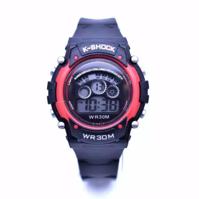 (Harga Termurah) Jam Tangan Pria Sporty Digital Strap Rubber