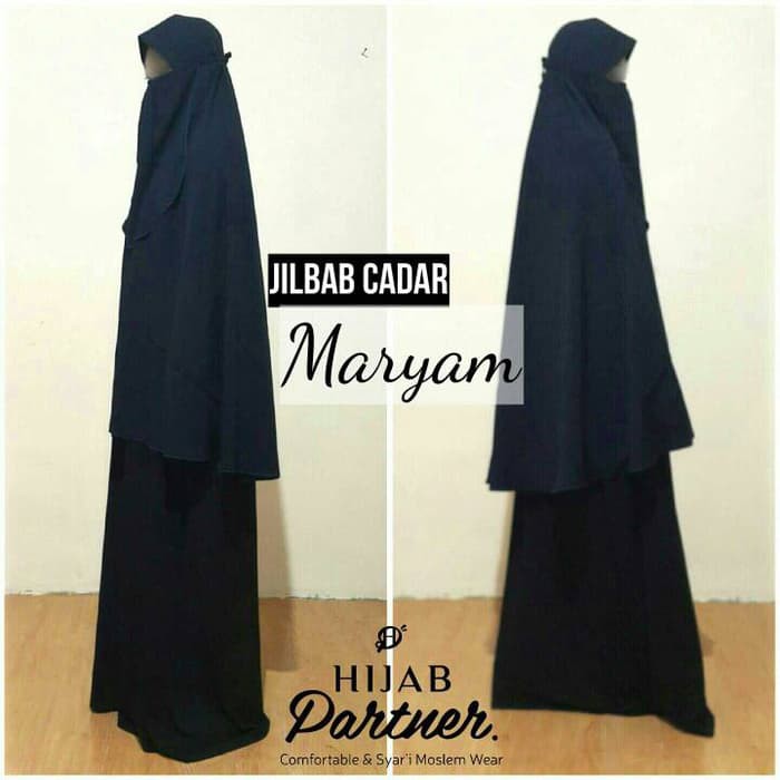 JILBAB CADAR MARYAM (SEPAHA) / KERUDUNG INSTAN CADAR