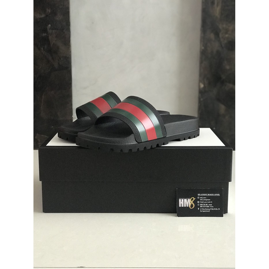 Jual Gucci Slide Trail Sandal Bnib 100% Authentic Murah