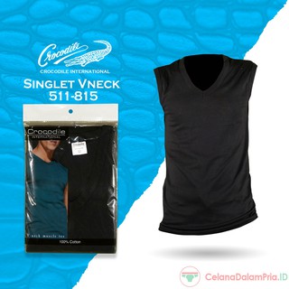  Crocodile  Singlet  511 815 Kaos  Dalam Pria T Shirt V neck 