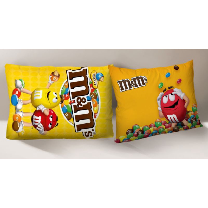 BANTAL DESIGN M&Ms CHOCOLATE COKELAT M & Ms m&m's M&M'S HADIAH BIKIN BANTAL FOTO CUSTOM