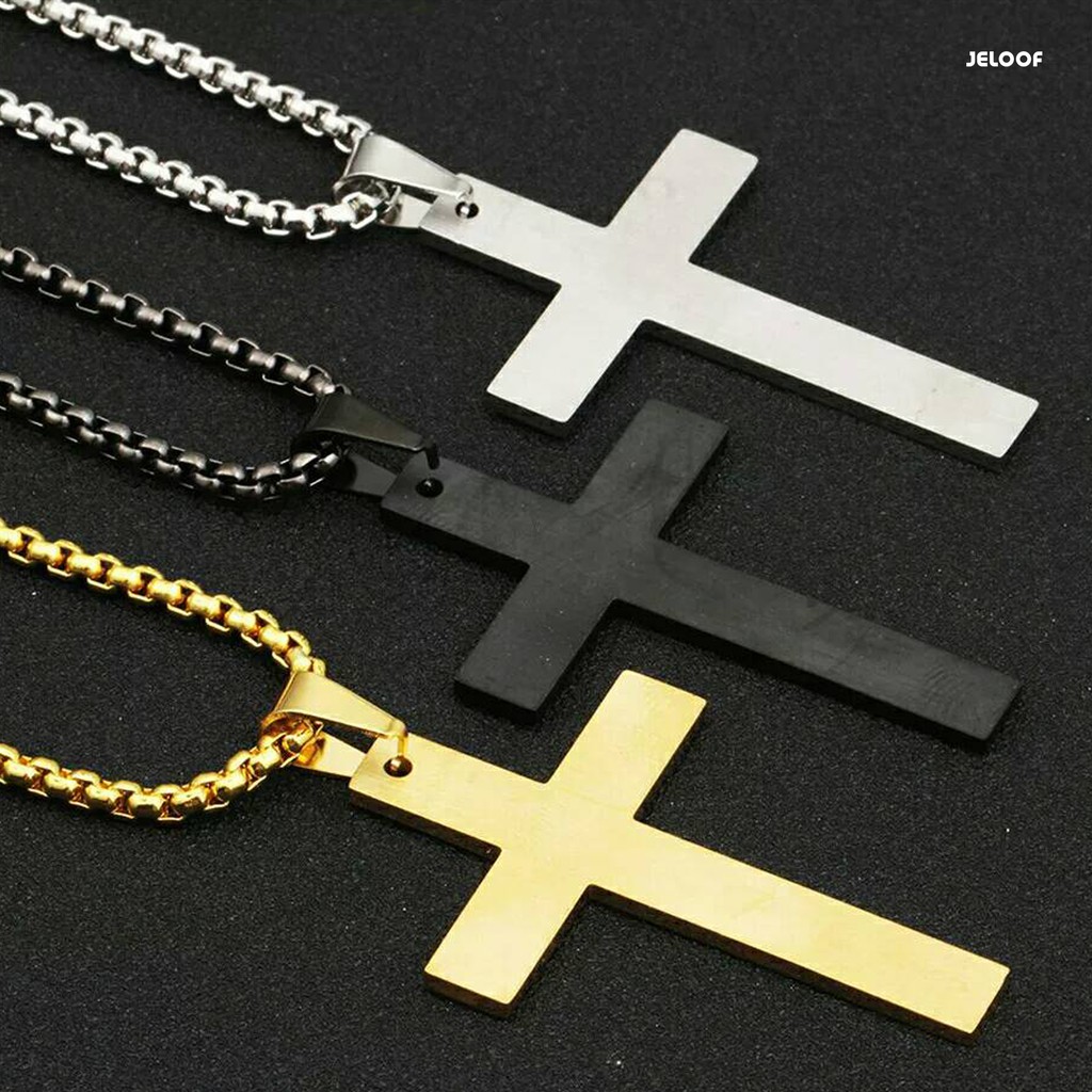 Jeloof DBK 01 Kalung Salib Doa Bapa Kami (English) - 3 Colors