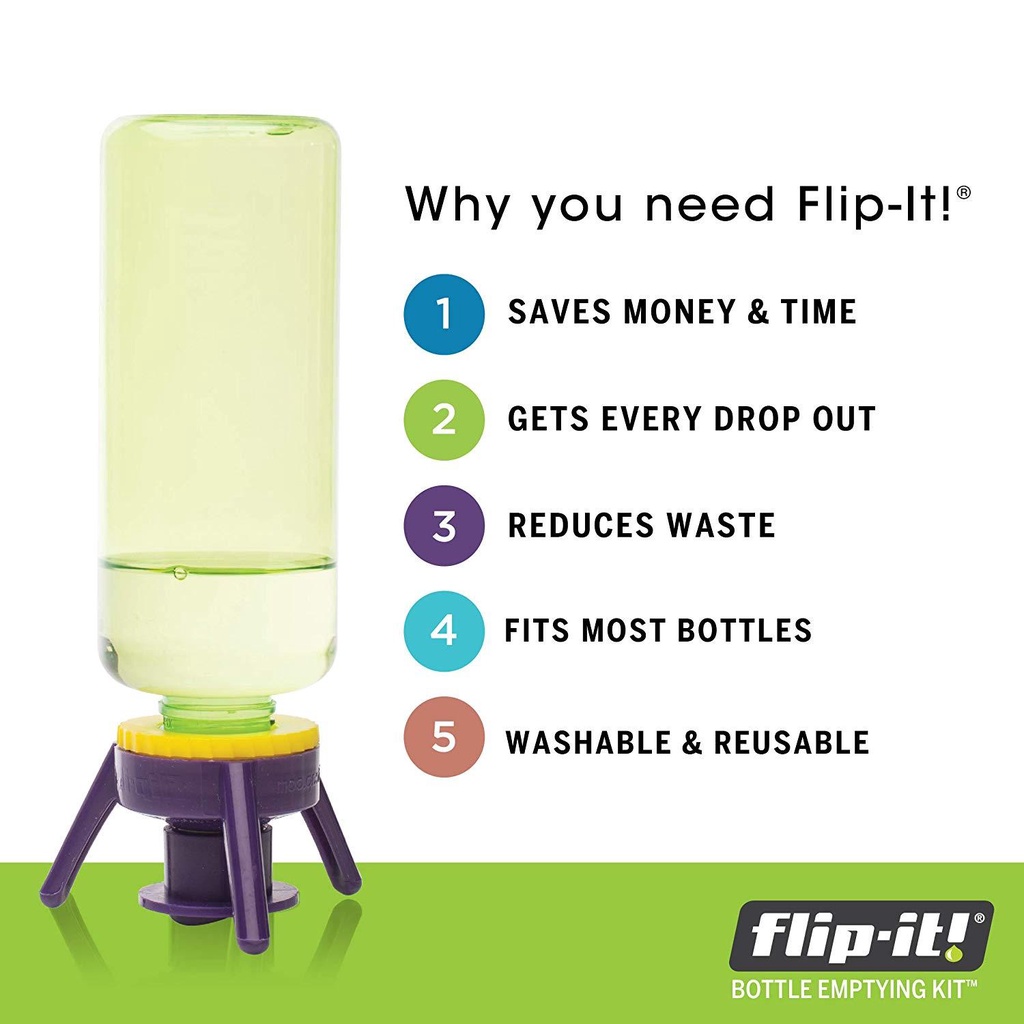 Tutup botol kecap Stand kaki saos sabun madu Flip it Bottle kickstands