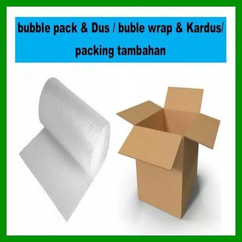 

Kardus dan Bubble Wrap