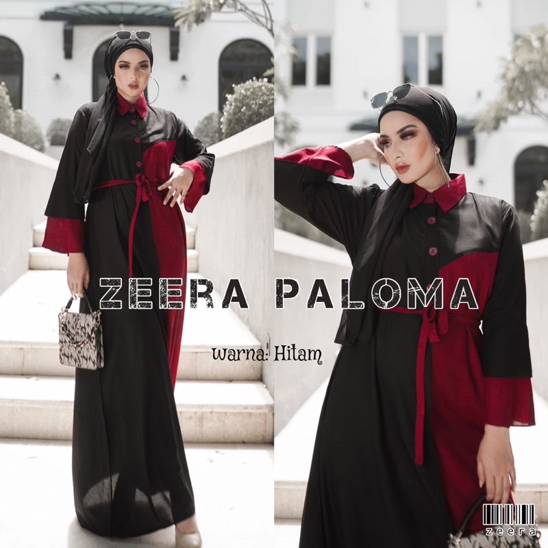 Daster Arab ZEERA PALOMA Dress Rayon Mewah kekinian