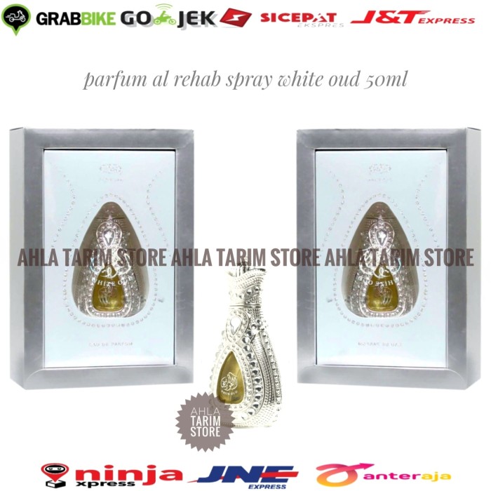 Parfum Spray Arab White Oud by Al Rehab Minyak Wangi Arrehab Oud Abyad