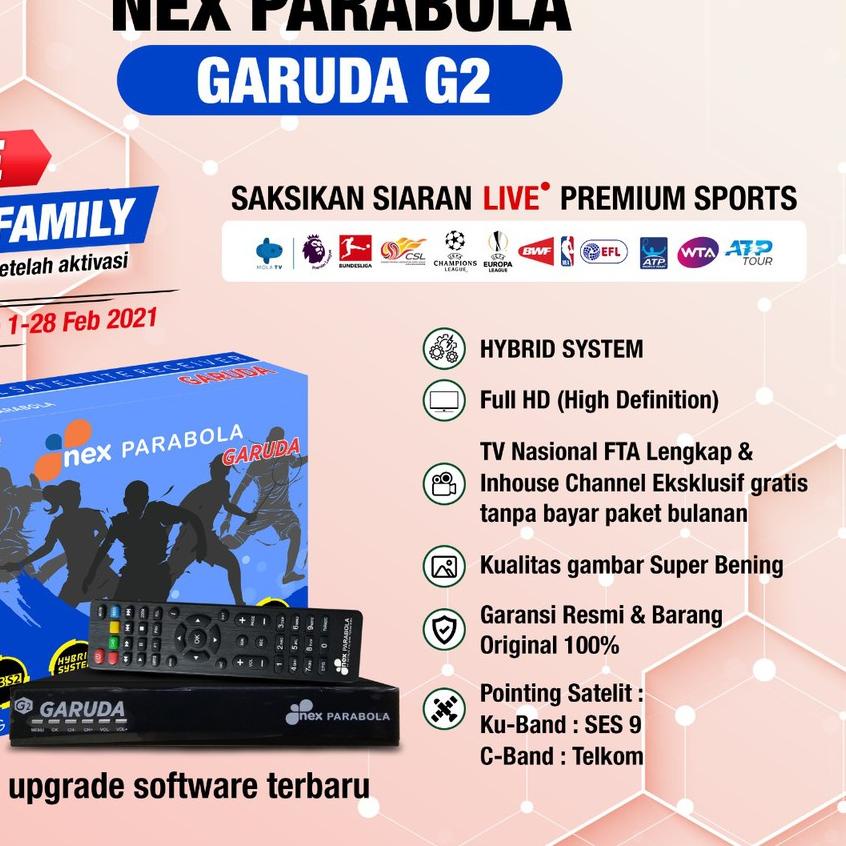 BestSeller|10.10|R-1276||Receiver Nex Parabola GARUDA-G2