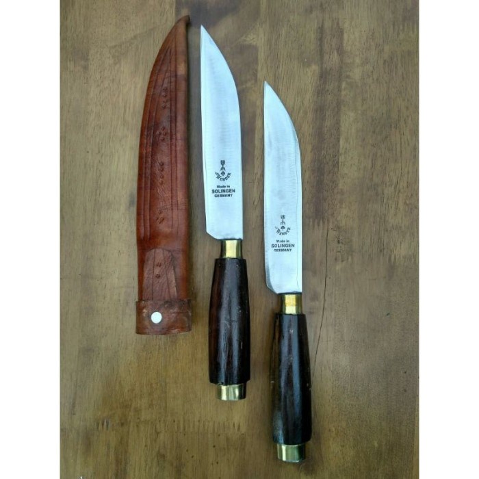 Pisau Seset Kulit - Peralatan Rumah Tangga Pisau Sembelih Seset Cap Garpu - Vivistecolection