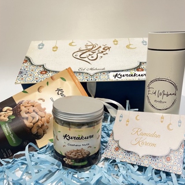 

Eid Hampers Eksklusif / Hampers Kacang Mete / Hampers Lebaran