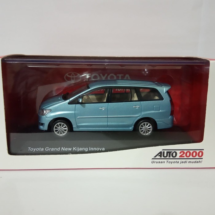 BISA COD Diecast Toyota Grand New Kijang Innova Blue Auto 2000 Paper Box Murah MURAH