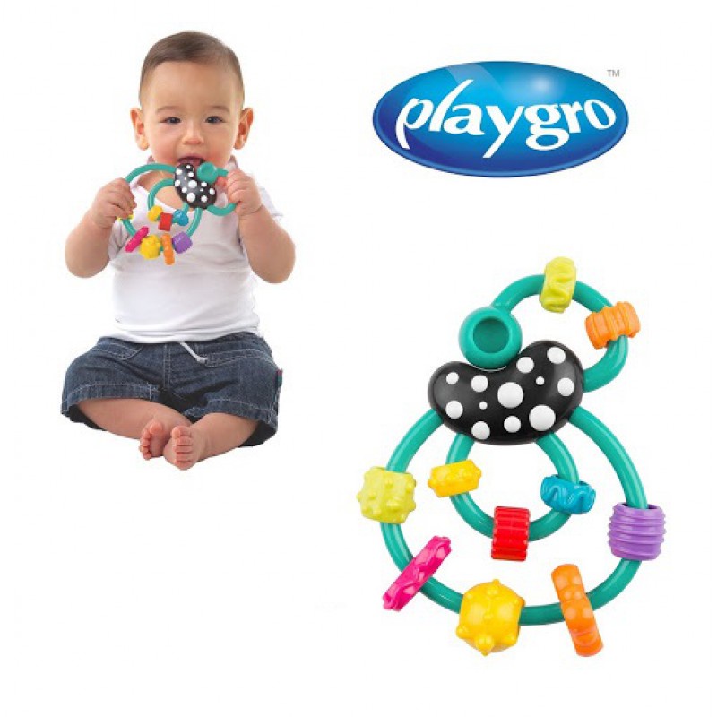 PLAYGRO SWIRLY SENSORY RATTLE / GIGITAN BAYI