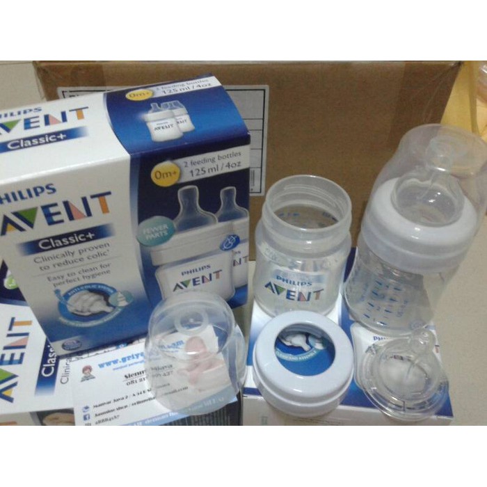 Botol Avent Classic 125ml - 2pcs - Botol Susu Bayi