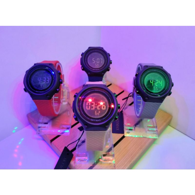 JAM TANGAN SKYMAX 1810L DIGITAL WANITA ORIGINAL - WATER RESISTANT