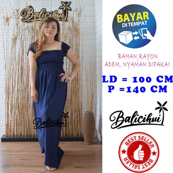 Balicihui Dress Jovita Dress Wanita Dress Bali Dress Sabrina Long Dress Bali Nyaman Trendy