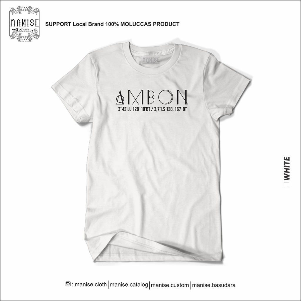 MANISE.cloth | AMBON koordinat - KAOS AMBON-MALUKU