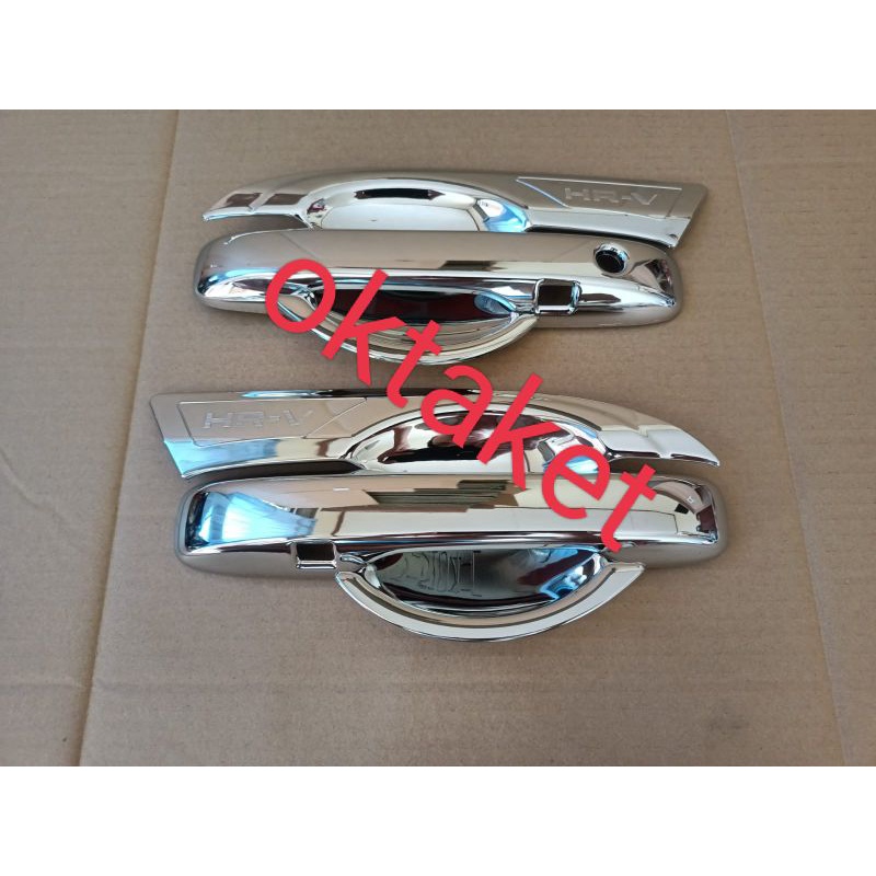 paket outer handle depan Honda HRV 2022 HITAM &amp; chrome