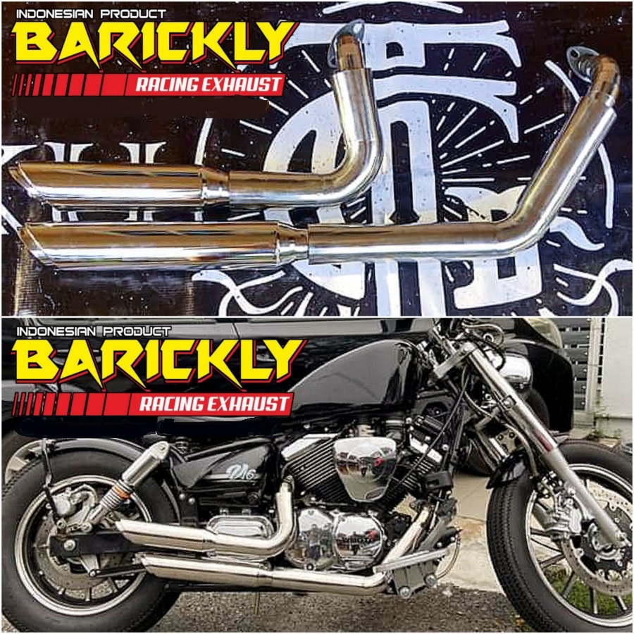 Knalpot Custom Motor SM Sport V16 Fullsystem