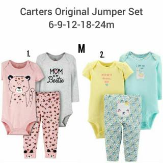 Set Jumper  3in1 set carter  bayi  baju  bayi  carters  