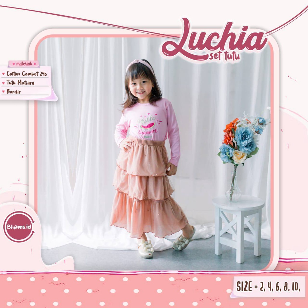 Setelan Luchia Set Tutu by Blooms.id