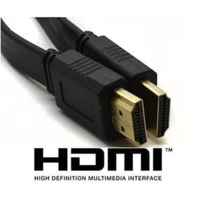 KABEL HDMI MALE TO MALE FLAT 3 METER VERSI 1.4 1080P FULL HD