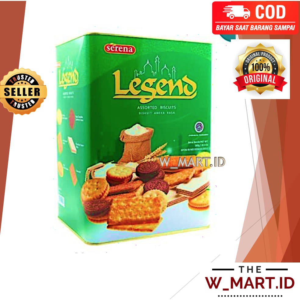 

SERENA LEGEND BISKUIT KALENG KUE KERING LEBARAN HAMPERS 580 GR